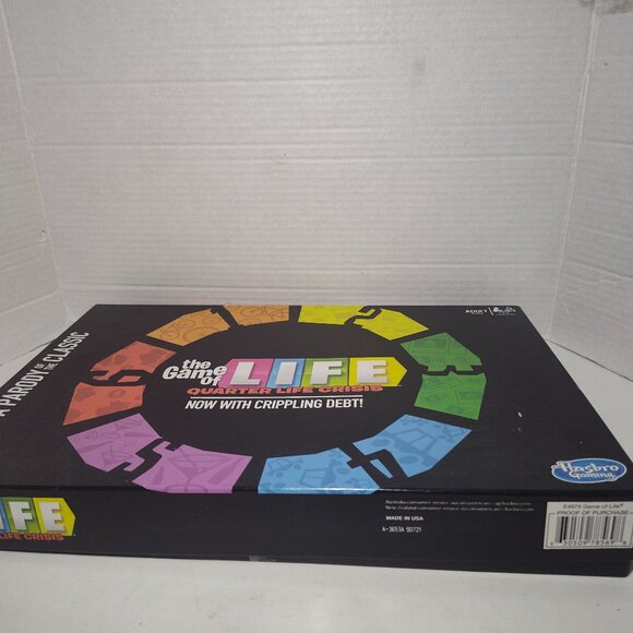The Game of Life Quarter Life Crisis COMPLETE Hasbro Gaming 2018 Crippling Debt - Picture 2 of 7